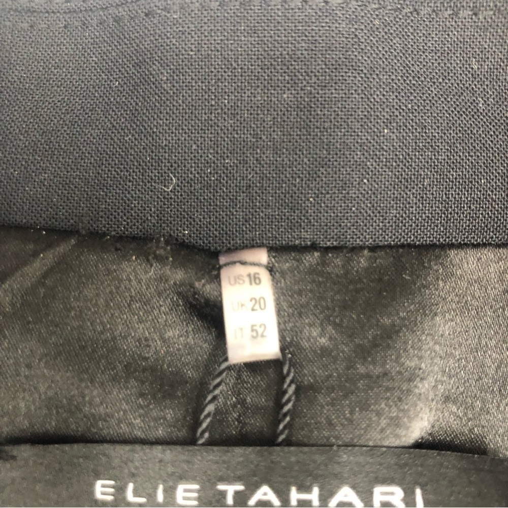 ELIE TAHARI NWT Virgin Wool Black Blazer - Picture 10 of 12